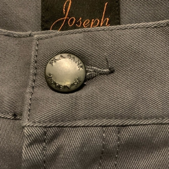 Jos A.Bank gray cotton slacks, 36W, 30L.. - Picture 6 of 8
